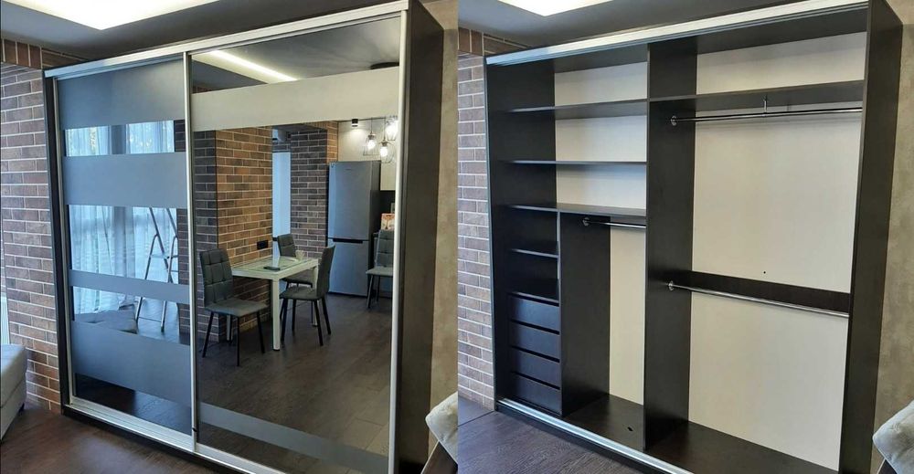 Шафи купе стандартних розмірів. Шафа -Купе під замовлення