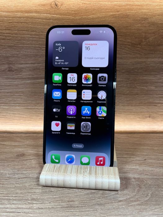 iPhone 14 Pro Max 128 Black!! АКБ: 97%! №:0953!! З США !! R-sim !! Айфон купити оригінал !!
