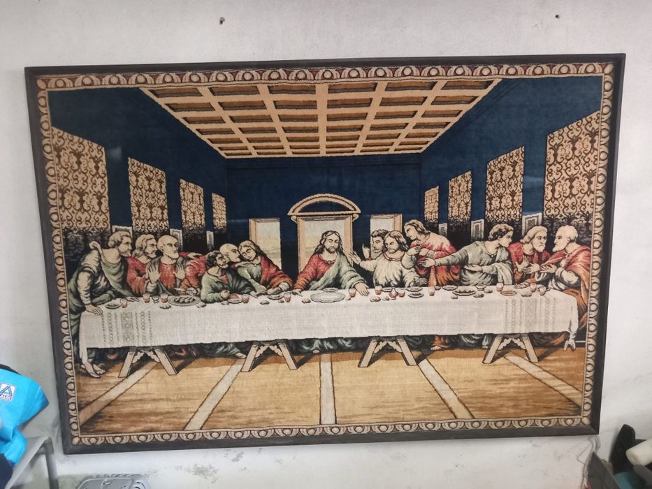Quadro Antigo "A Última Ceia"