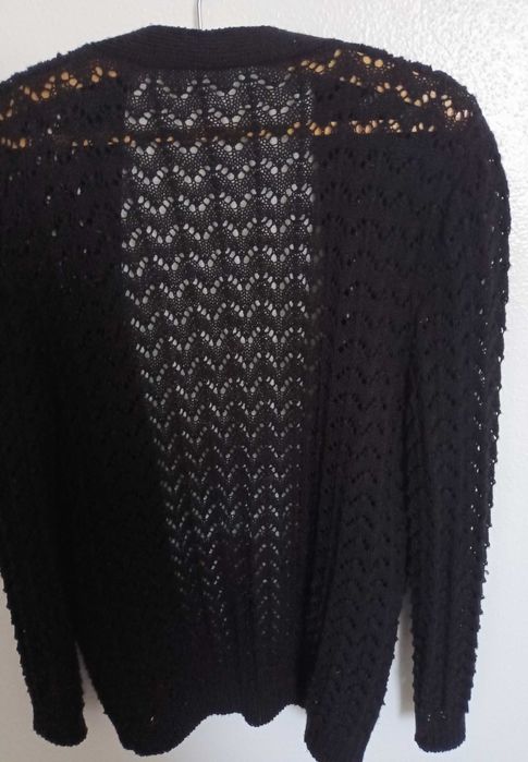 Casaco de malha preto