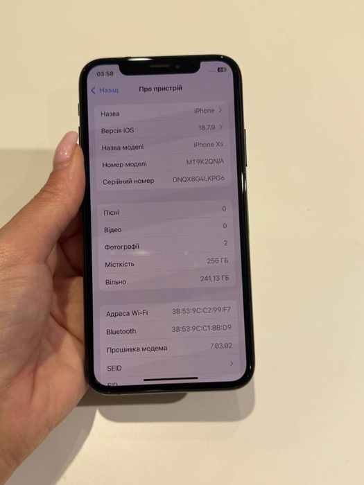Iphone xs 256 space ідеал
