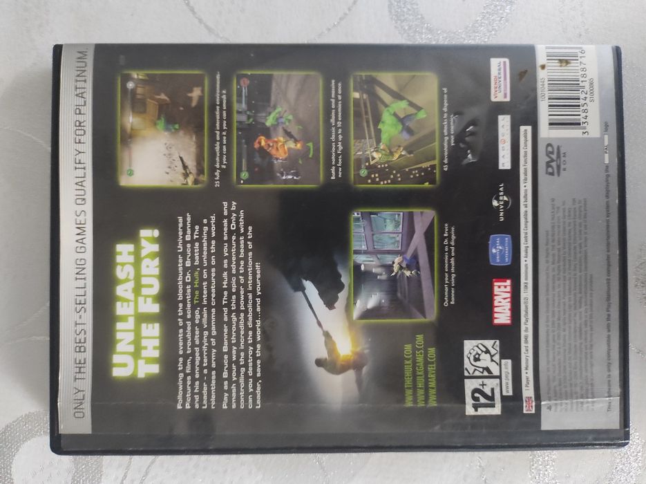 Jogo PS2 Hulk platinum