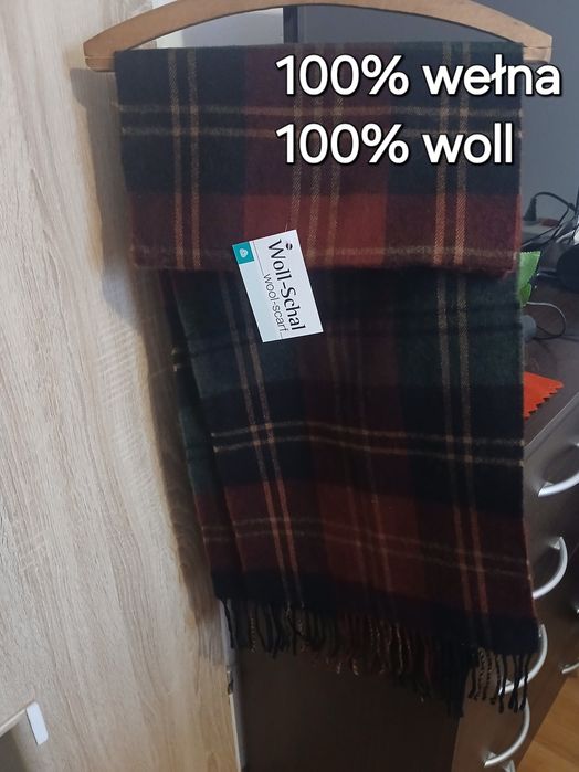 Szalik damski wełna