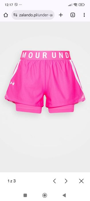 Жіночі шорти бренду Under armour  2 в 1