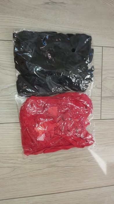 Komplet Bikini Nowy.Bielizna Biustonosz Stanik Majtki.Figi.Czarny