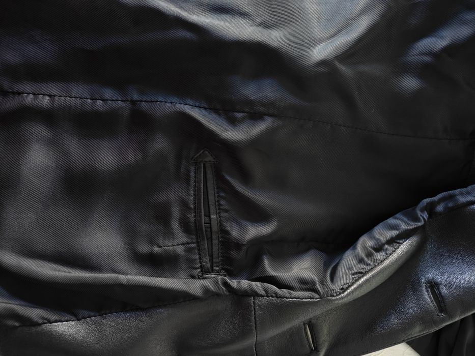 casaco 100% pele genuína como novo homem L