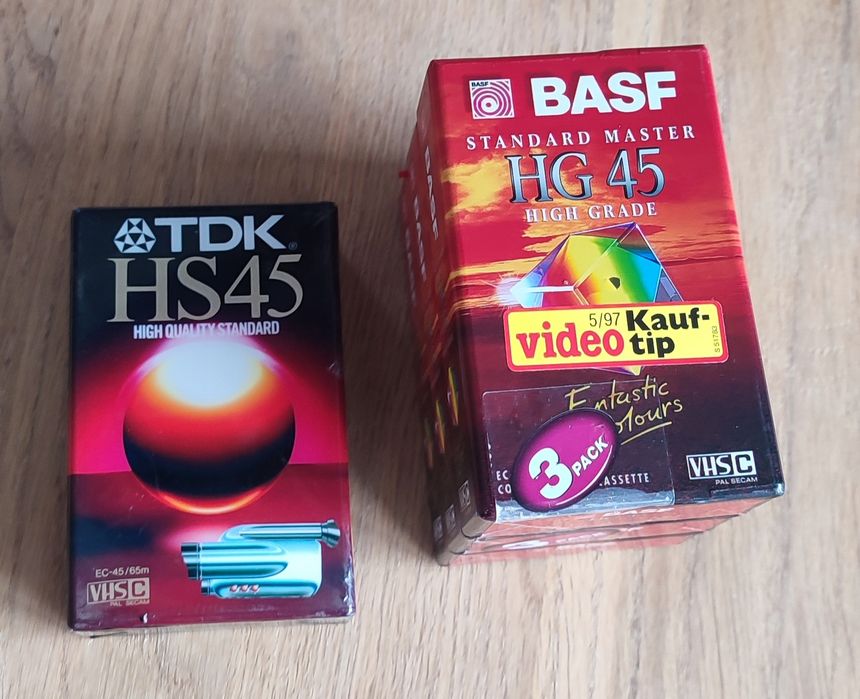 TDK HS45 BASF HG45 Kaseta do kamery