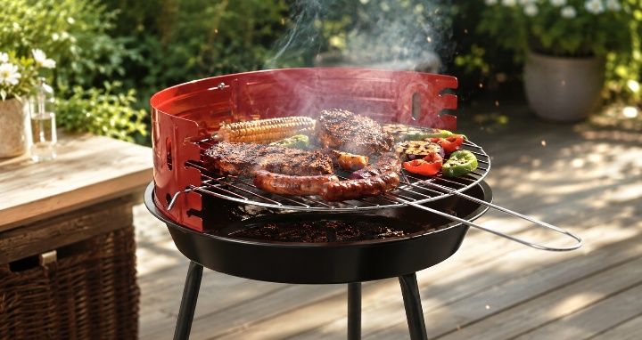 Solidny Grill Węglowy Ogrodowy