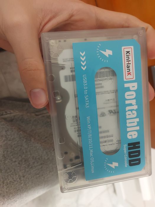 Disco Duro Externo 500GB KinHank - Super console(Jogos Retro)