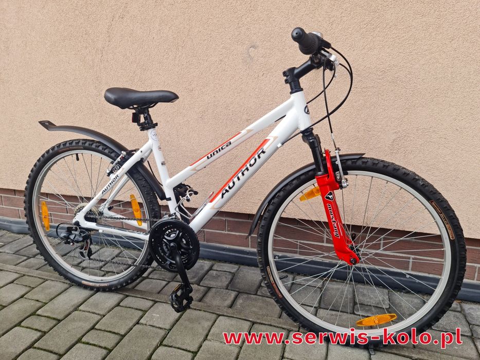 Rower górski damski AUTHOR koła 26 SHIMANO aluminium rabat WYSYŁKA