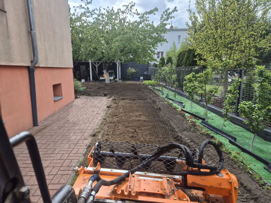 Usługa glebogryzarką separacyjną