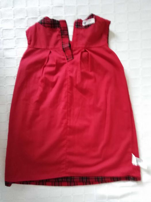 Vestido Vermelho e Negro H&M