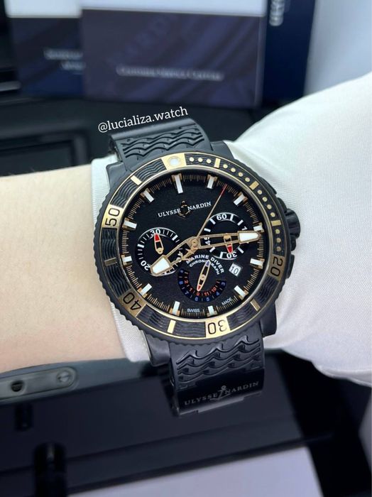Годинник Ulysse Nardin Diver Black Sea ref. 363-90