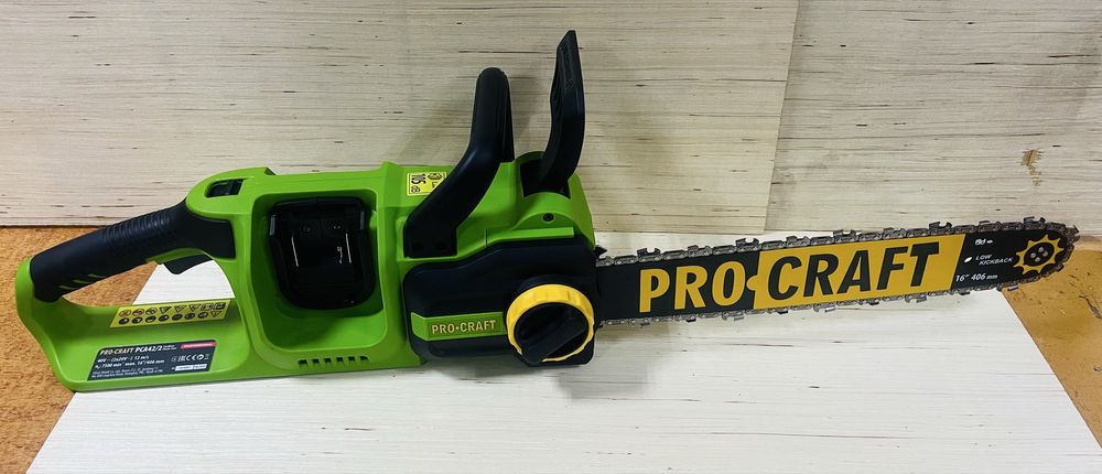 Пила акумуляторна PROCRAFT PCA42/2 /шина 40см/Гарантія 3роки