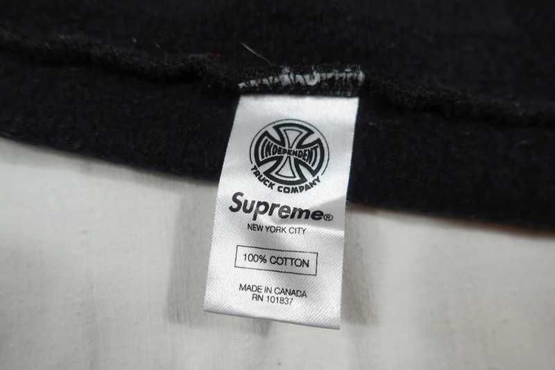 Supreme x Independent Bluza F The Rest Czarna Logo Unikat M