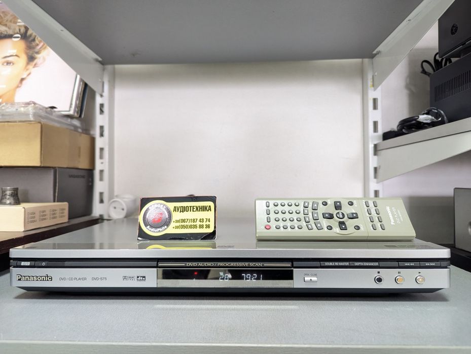 Р-в! Panasonic DVD-S75. DVD/CD/MP3. ЦАП Burr Brown