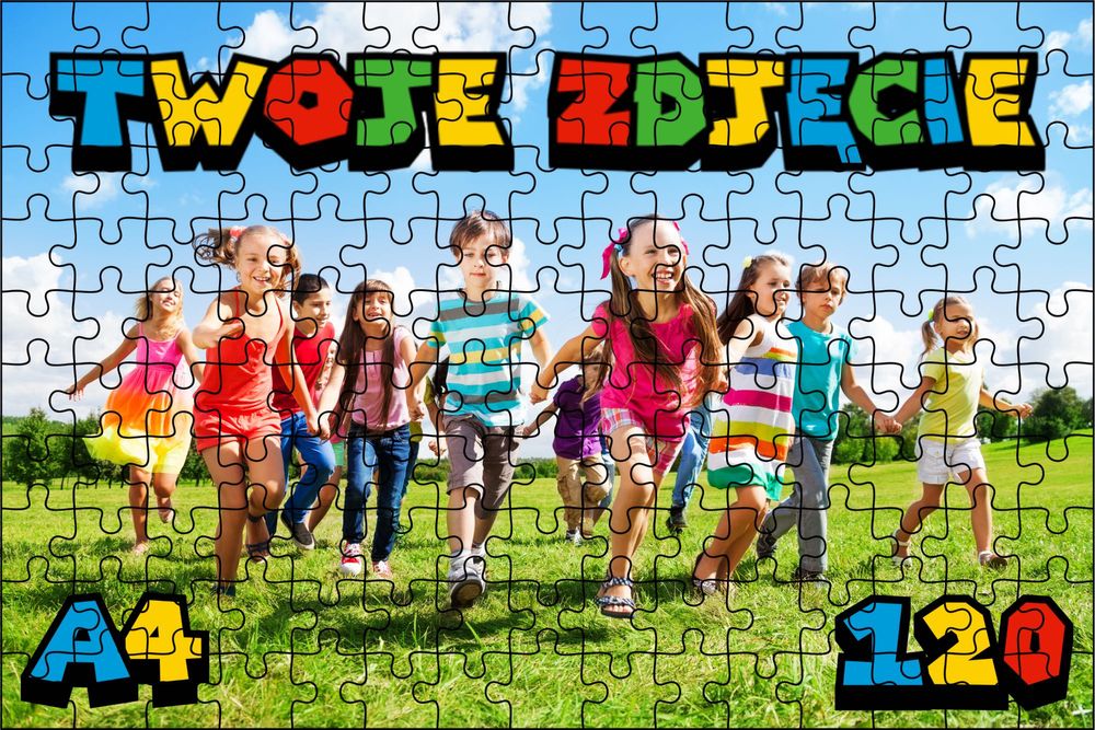 Foto puzzle fotodruk z własnym zdjęciem nadrukiem do układania 120 el