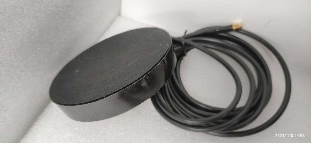 Магнітне кріплення (тримач) антени N-type female з кабелем SMA male 3m