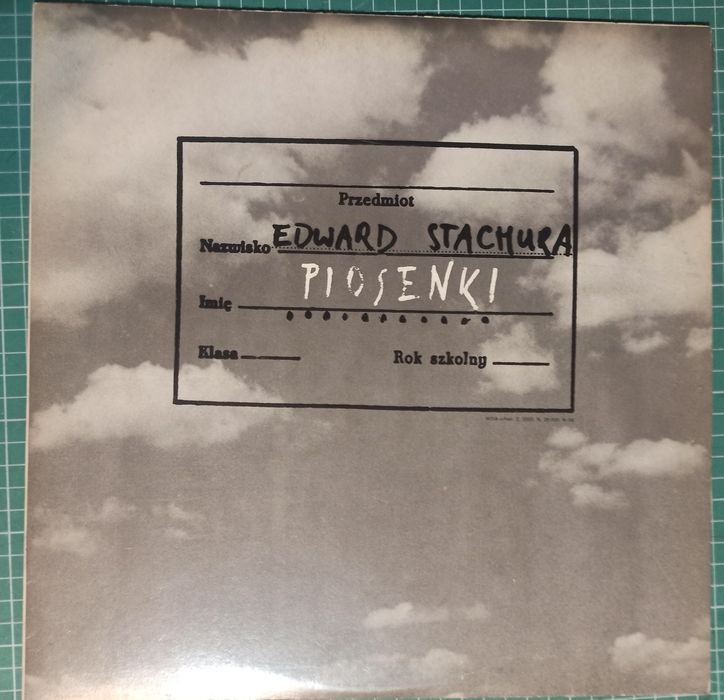 Edward Stachura – „Piosenki” | Winyl LP | POLTON 1985 | Dobry stan