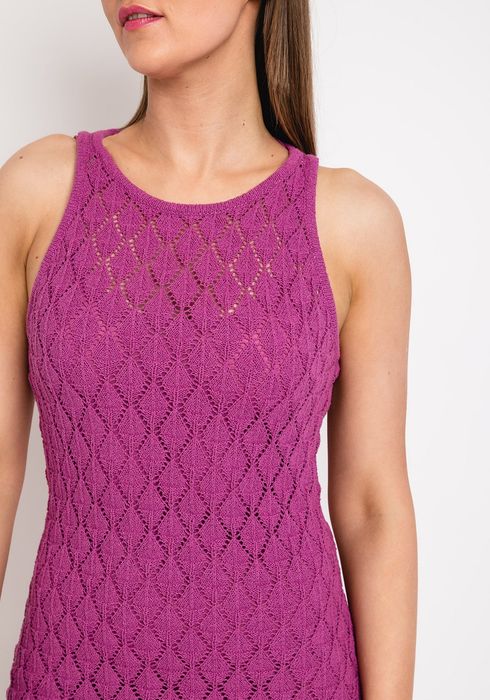 Вязаное макси-платье Vero Moda Evelyn, цвет Dahlia Mauve