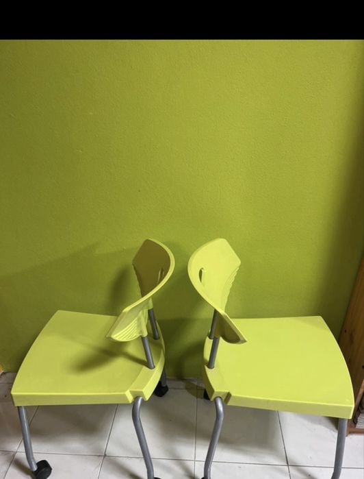 Cadeiras Secretaria Verdes