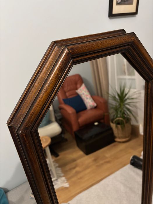 Lustro stare rama drewniana