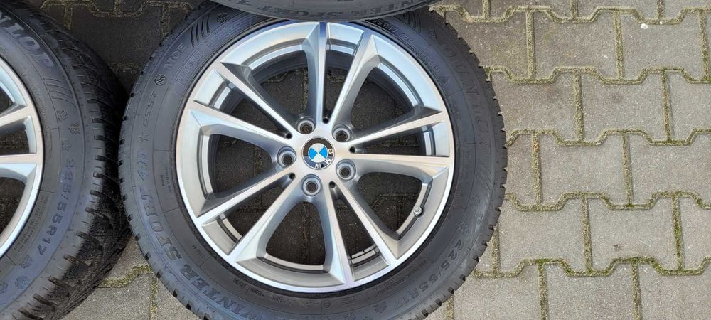 Alufelgi BMW G30 G31 5X112 z oponami 225/55 R17 zima RSC czujniki