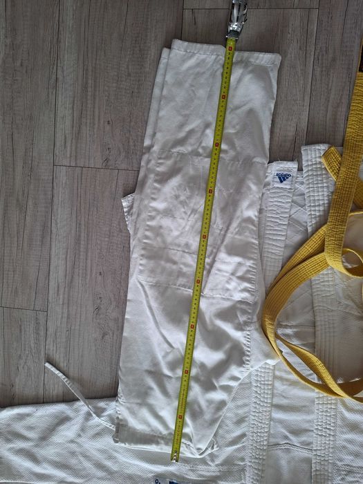 judoga biała treningowa adidas 150