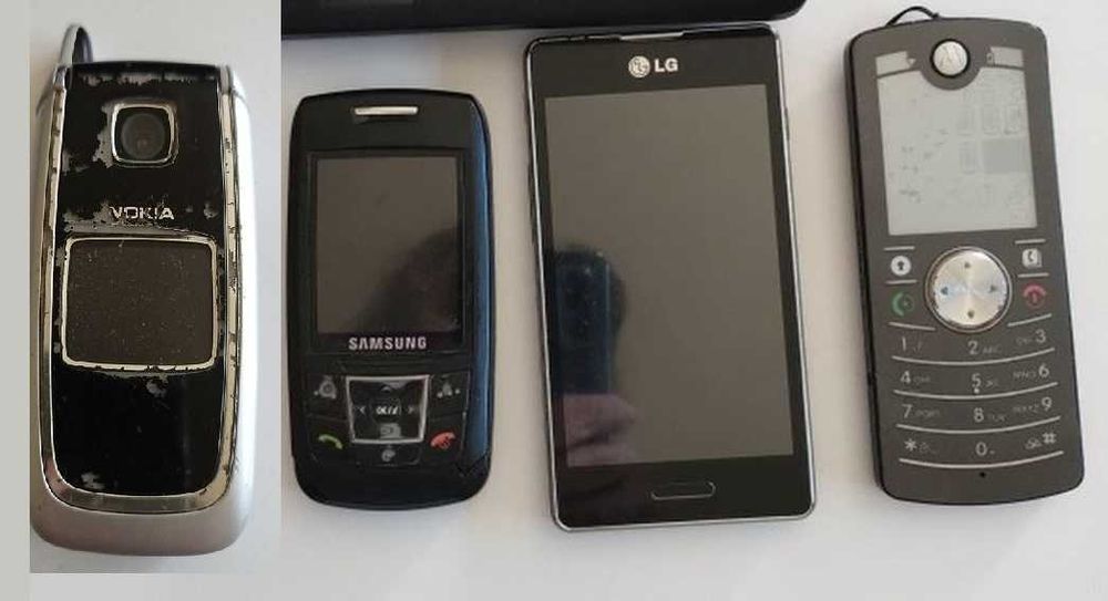 Zestaw telefonów komórkowych na części 5 szt