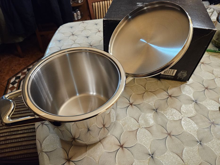 Nowe naczynie z pokrywką 5,8L 20cm Zepter-indukcja