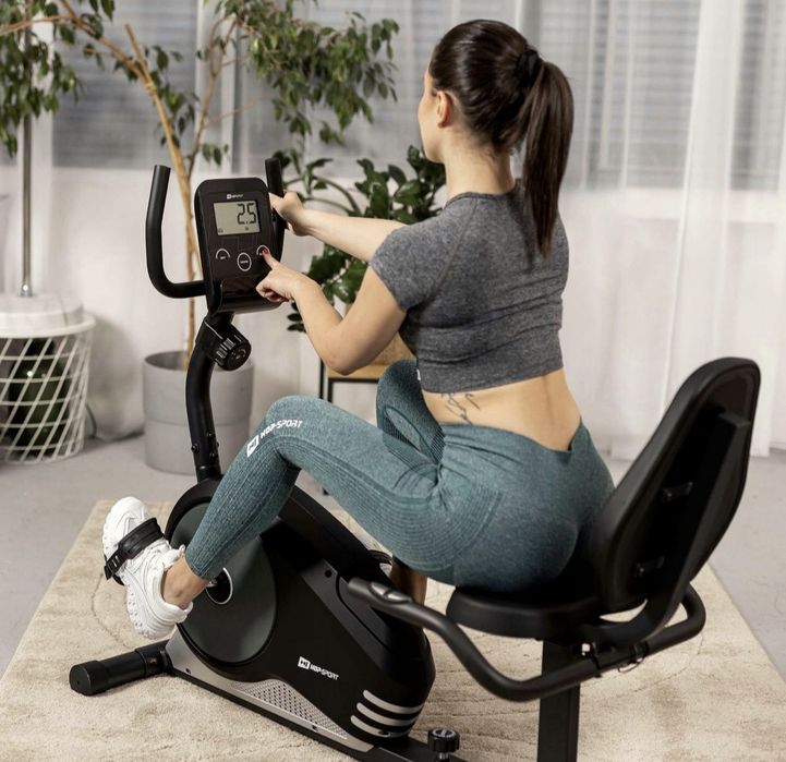 Rower stacjonarny magnetyczny poziomy