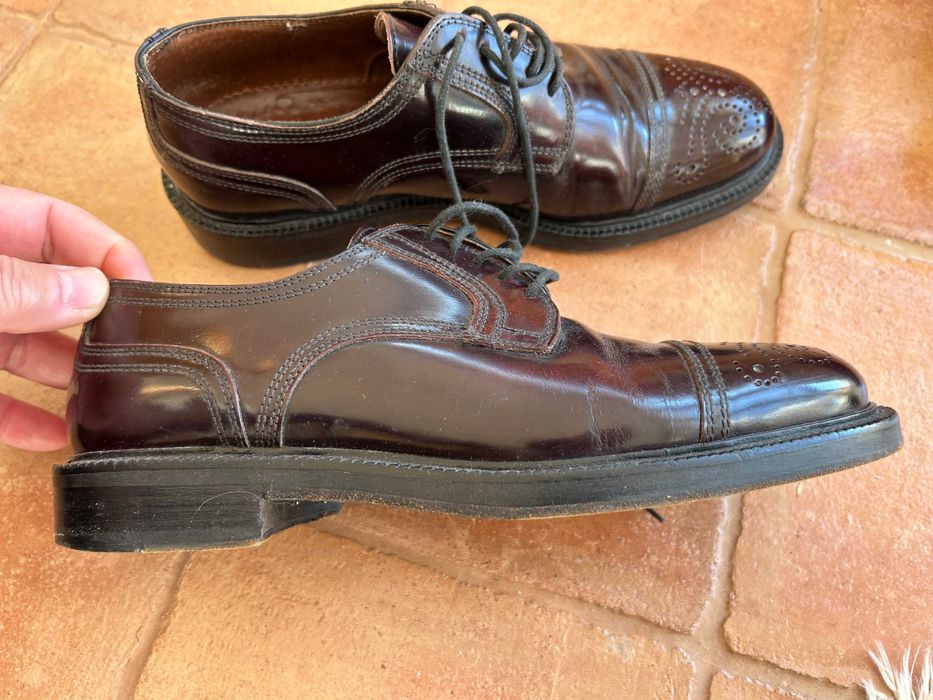 Classic handmade Italian leather men's shoes (41)