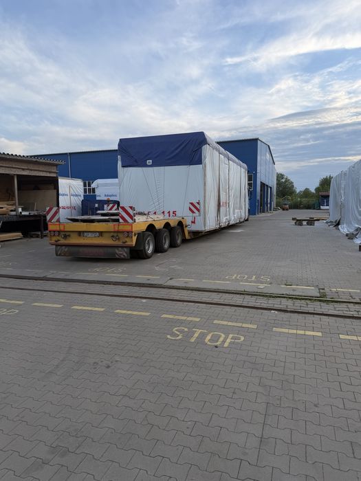 Transport niskopodwoziowy/Gabaryty tiefbett z pilotażem i inne