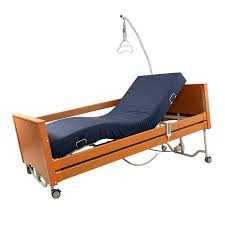 Cama articulada elétrica, colchão anti escaras, + mesa de apoio