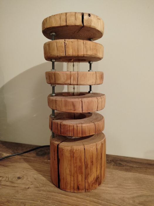 Lampa stołowa, handmade loft