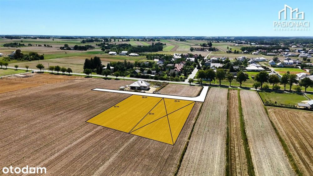 Działka z WZ | 857 m² | Niedrzwica Duża - Widok 3