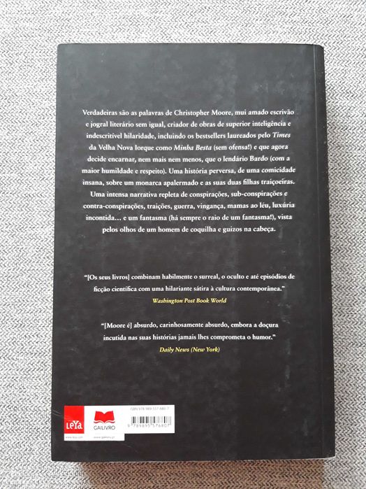 Livro "O Bobo" de Christopher Moore