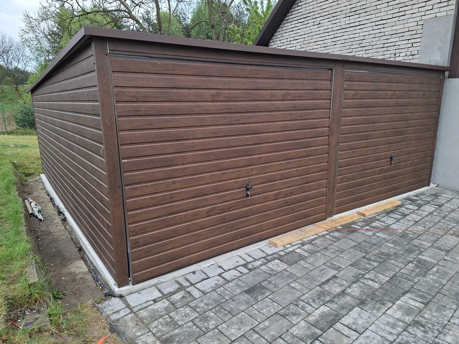 Garaż blaszany 6x5 garaz Premium Garaże blaszane 6x5 6x6 7x6 8x6 9x6 PRODUCENT