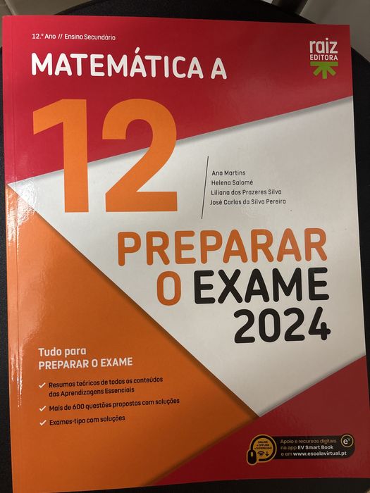 Livro exame Matemática A 2024