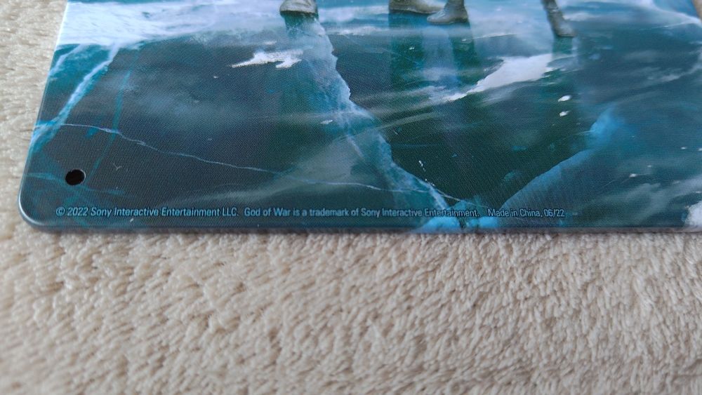 Poster metálico God of War Ragnarok NOVO Merchandising oficial