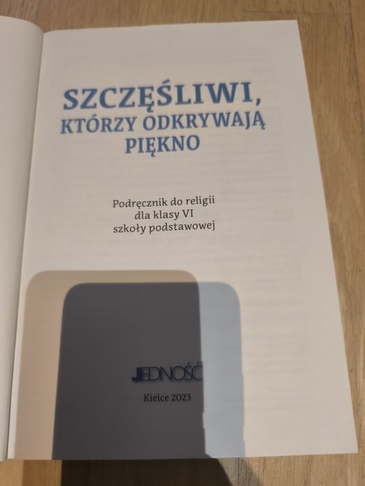 Książka do religii klasa 6