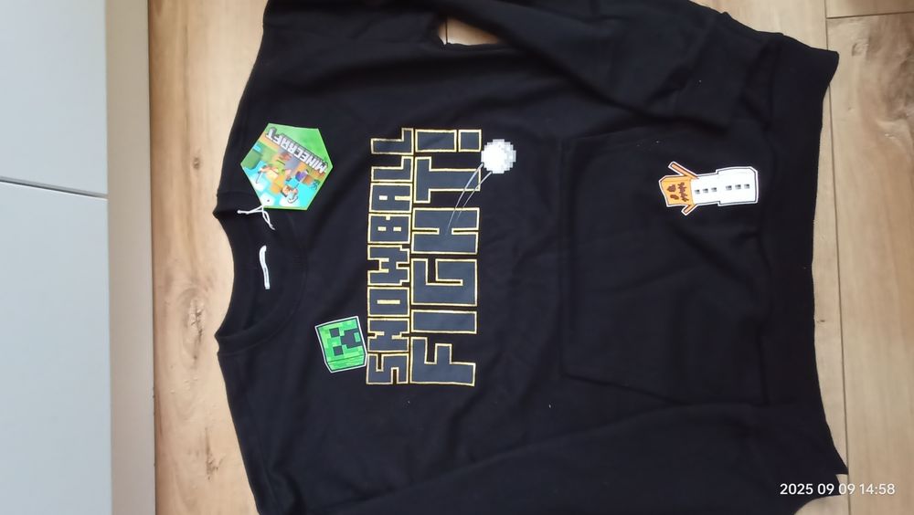 Bluza czarna rozmiar 170