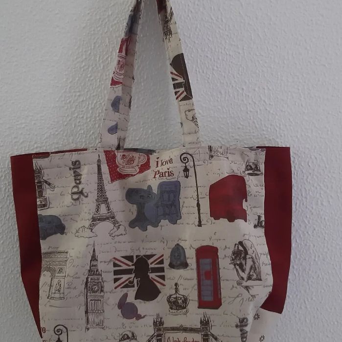 Malas em tecido diversos padrões