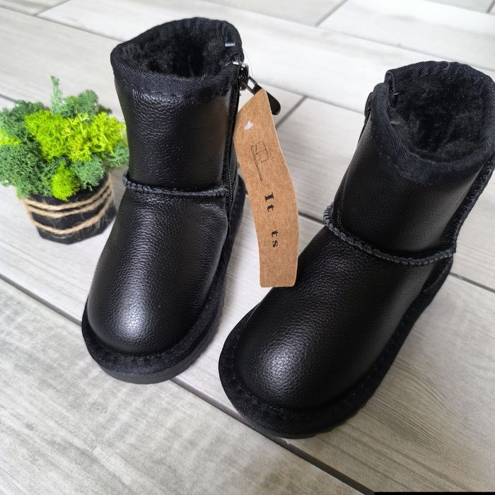 Шкіряні уги itts, уги із натуральної шкіри, уги натуралки, кожаные угг