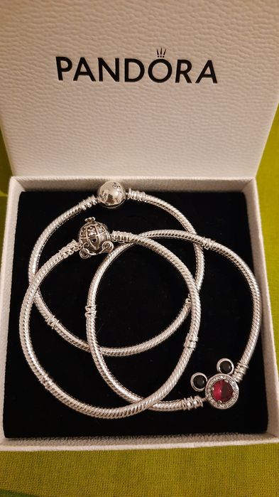 Pulseiras Pandora prata esterlina S925
