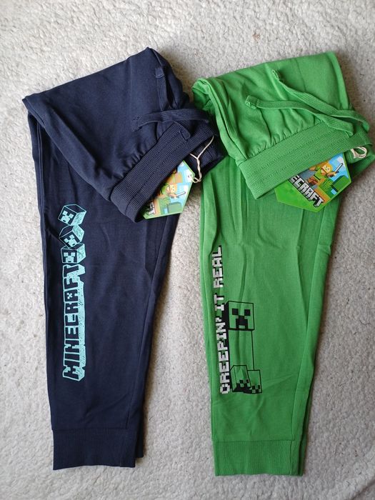 Bluza Minecraft lub spodnie  122/128 , 134/140