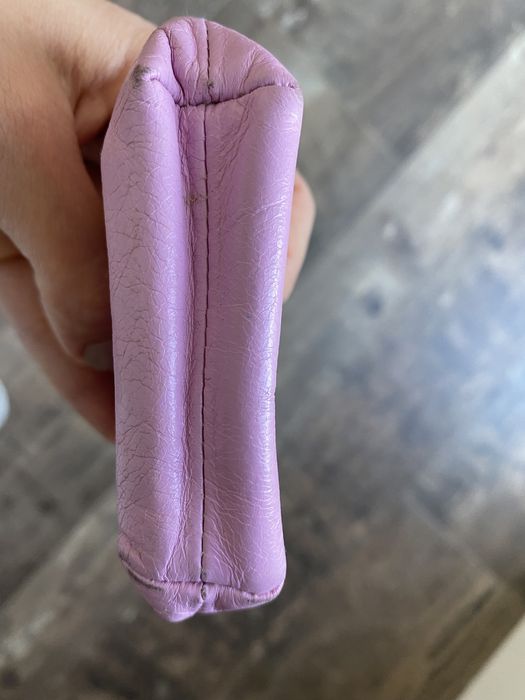 porta-moedas em pele cor-de-rosa Bimba y Lola