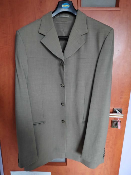 Garnitur męski LAZAR komplet spodnie+marynarka+kamizelka. Stan IDEALNY