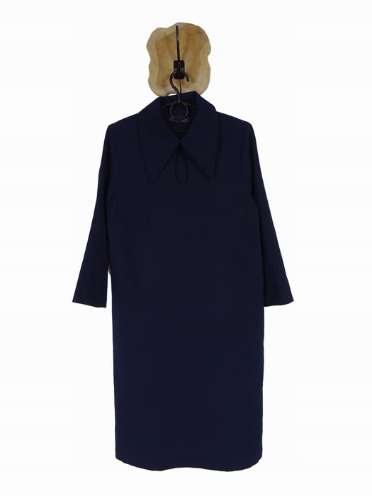 Peruzzi sukienka do pracy klasyczna midi 36 S 8