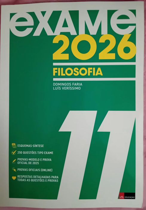 Livro de Preparação de Exame Filosofia 2026